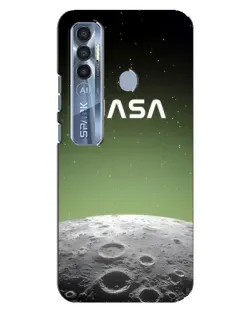 Чехол для TECNO Spark 7 Pro с картинкой «NASA — лунный градиент»