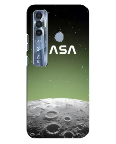 Чехол для TECNO Spark 7 Pro с картинкой «NASA — лунный градиент»