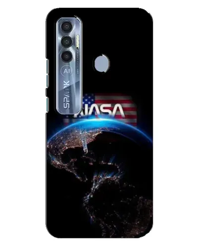Чехол для TECNO Spark 7 Pro с картинкой «Земля из космоса NASA»