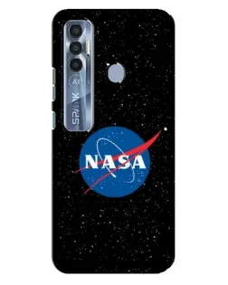 Чехол для TECNO Spark 7 Pro с картинкой «NASA — звездное небо»