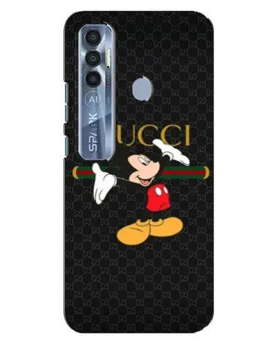 Чехол для TECNO Spark 7 Pro с картинкой «Микки Маус Gucci» Чехол для TECNO Spark 7 Pro с картинкой «Микки Маус Gucci»