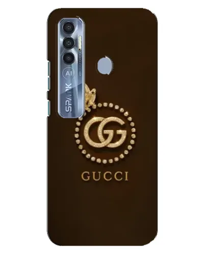 Чехол для TECNO Spark 7 Pro с картинкой «Gucci — золотая бабочка» Чехол для TECNO Spark 7 Pro с картинкой «Gucci — золотая бабочка»