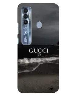 Чехол для TECNO Spark 7 Pro с картинкой «Gucci — морской прибой»