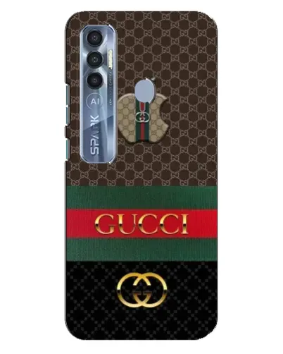 Чехол для TECNO Spark 7 Pro с картинкой «Gucci — брендированный десерт» Чехол для TECNO Spark 7 Pro с картинкой «Gucci — брендированный десерт»