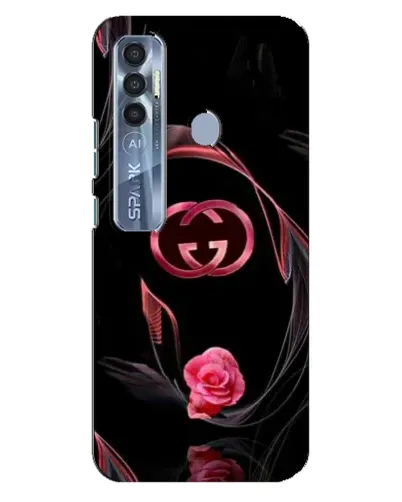 Чехол для TECNO Spark 7 Pro с картинкой «Gucci — неоновая роза» Чехол для TECNO Spark 7 Pro с картинкой «Gucci — неоновая роза»