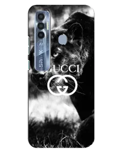 Чехол для TECNO Spark 7 Pro с картинкой «Gucci — дикая природа»