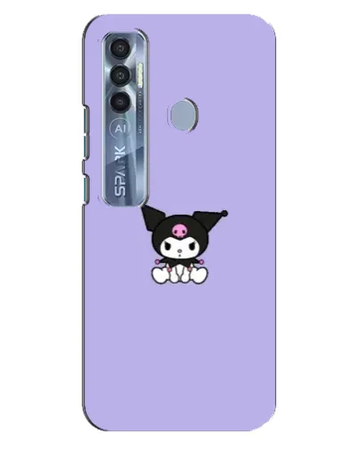 Чехол для TECNO Spark 7 Pro с картинкой «Kuromi — фиолетовый минимализм» Чехол для TECNO Spark 7 Pro с картинкой «Kuromi — фиолетовый минимализм»