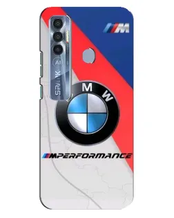 Чохол для TECNO Spark 7 Pro з картинкою «BMW Performance стиль»