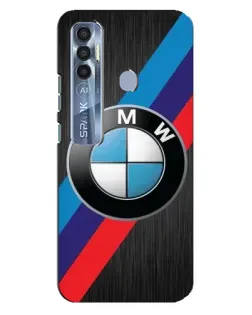 Чехол для TECNO Spark 7 Pro с картинкой «BMW M-stripes стиль»