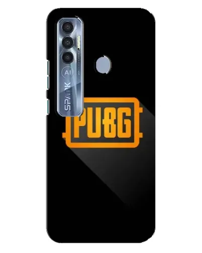 Чехол для TECNO Spark 7 Pro с картинкой «PUBG — рамка лого»