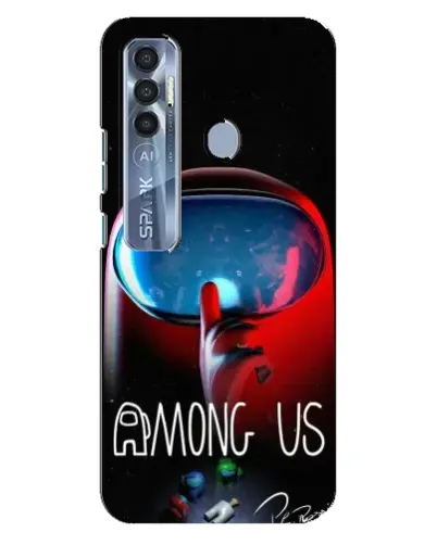 Чохол для TECNO Spark 7 Pro з картинкою «Червоний імпостер — макро» Чохол для TECNO Spark 7 Pro з картинкою «Червоний імпостер — макро»