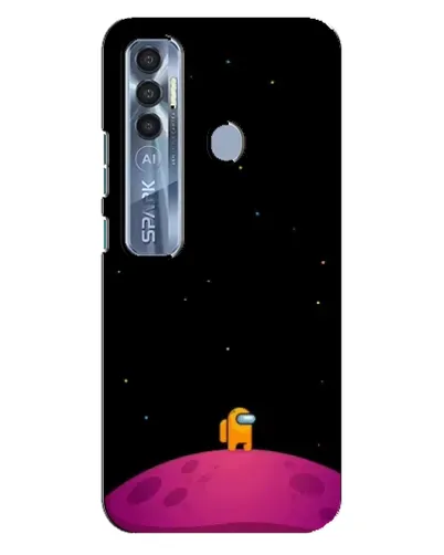 Чохол для TECNO Spark 7 Pro з картинкою «Самотній герой на планеті» Чохол для TECNO Spark 7 Pro з картинкою «Самотній герой на планеті»