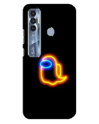 Чохол для TECNO Spark 7 Pro з картинкою «Among Us неонове сяйво» Чохол для TECNO Spark 7 Pro з картинкою «Among Us неонове сяйво»