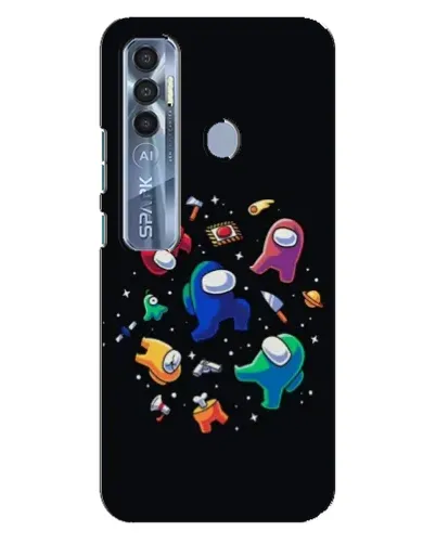 Чохол для TECNO Spark 7 Pro з картинкою «Among Us космос» Чохол для TECNO Spark 7 Pro з картинкою «Among Us космос»