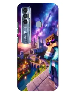 Чохол для TECNO Spark 7 Pro з картинкою «Стів та космос»