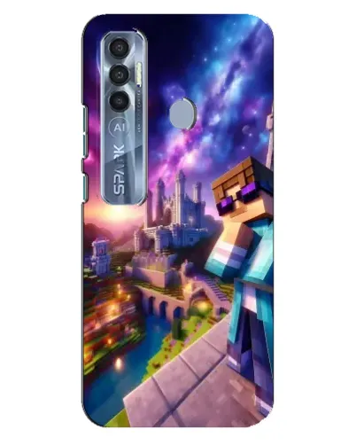 Чохол для TECNO Spark 7 Pro з картинкою «Стів та космос»