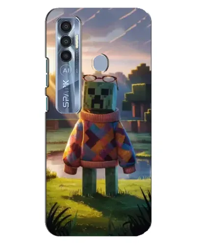Чохол для TECNO Spark 7 Pro з картинкою «Кріпер у светрі»