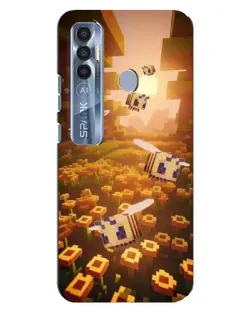 Чохол для TECNO Spark 7 Pro з картинкою «Поле соняшників»