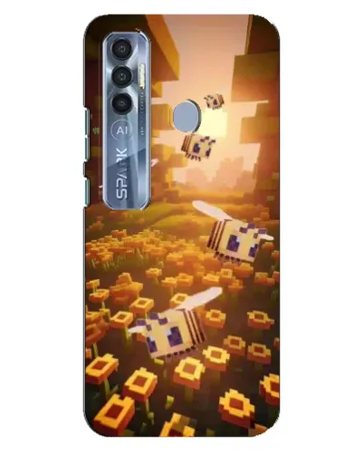 Чохол для TECNO Spark 7 Pro з картинкою «Поле соняшників»