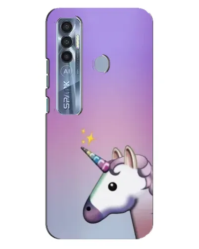 Чехол для TECNO Spark 7 Pro с картинкой «Единорог градиент» Чехол для TECNO Spark 7 Pro с картинкой «Единорог градиент»