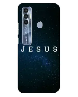 Чехол для TECNO Spark 7 Pro с картинкой «Звездное небо Jesus»