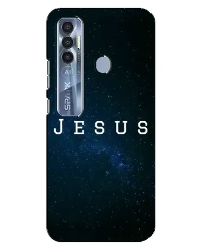 Чехол для TECNO Spark 7 Pro с картинкой «Звездное небо Jesus»