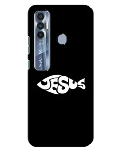 Чохол для TECNO Spark 7 Pro з картинкою «Риба  Jesus»