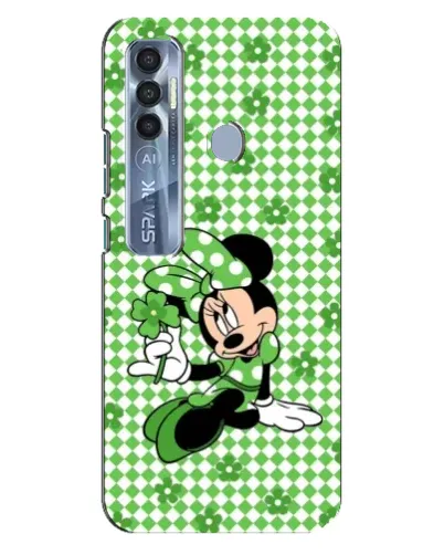 Чохол для TECNO Spark 7 Pro з картинкою «Mickey в клітинку» Чохол для TECNO Spark 7 Pro з картинкою «Mickey в клітинку»