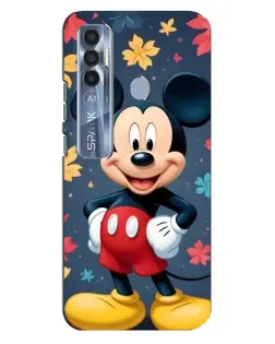 Чохол для TECNO Spark 7 Pro з картинкою «Осінній Mickey Mouse»