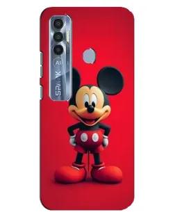 Чохол для TECNO Spark 7 Pro з картинкою «Mickey в повний зріст»