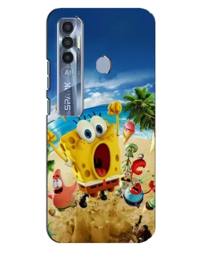 Чехол для TECNO Spark 7 Pro с картинкой «Развлечения на пляже»