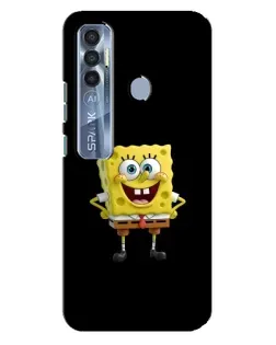 Чехол для TECNO Spark 7 Pro с картинкой «Классический Губка Боб»