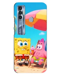 Чохол для TECNO Spark 7 Pro з картинкою «Відпочинок на пляжі»