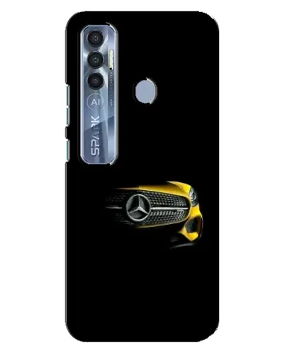Чехол для TECNO Spark 7 Pro с картинкой «Mercedes — ретро стиль»