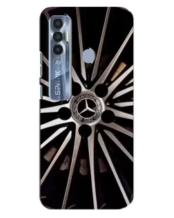 Чехол для TECNO Spark 7 Pro с картинкой «Диск Mercedes»