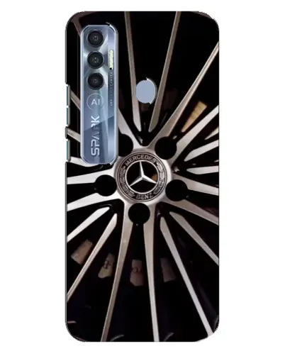 Чехол для TECNO Spark 7 Pro с картинкой «Диск Mercedes»