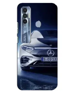 Чехол для TECNO Spark 7 Pro с картинкой «Mercedes EQ — будущее»