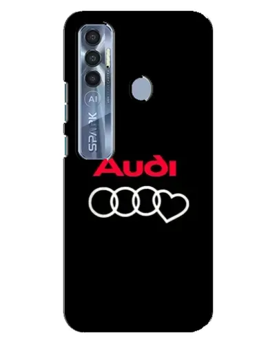 Чохол для TECNO Spark 7 Pro з картинкою «Логотип Audi Heart» Чохол для TECNO Spark 7 Pro з картинкою «Логотип Audi Heart»