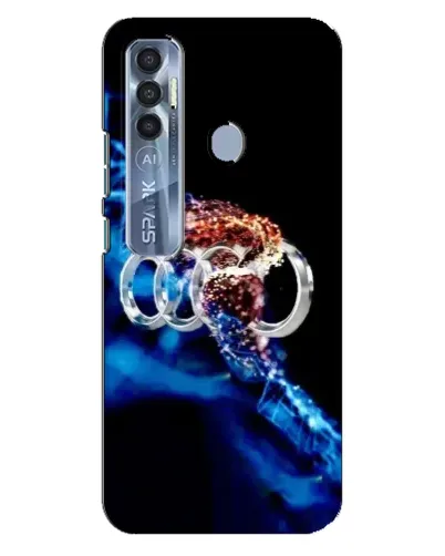 Чохол для TECNO Spark 7 Pro з картинкою «Енергія лого Audi» Чохол для TECNO Spark 7 Pro з картинкою «Енергія лого Audi»