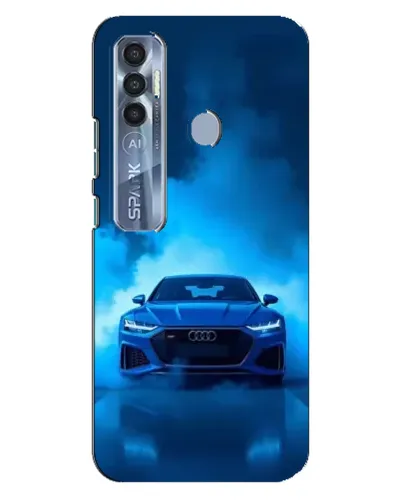 Чохол для TECNO Spark 7 Pro з картинкою «Audi — блакитна енергія» Чохол для TECNO Spark 7 Pro з картинкою «Audi — блакитна енергія»