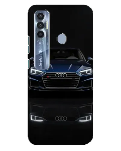 Чохол для TECNO Spark 7 Pro з картинкою «Audi — нічне відображення» Чохол для TECNO Spark 7 Pro з картинкою «Audi — нічне відображення»