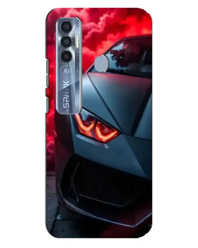 Чохол для TECNO Spark 7 Pro з картинкою «Lamborghini червоне сяйво» Чохол для TECNO Spark 7 Pro з картинкою «Lamborghini червоне сяйво»