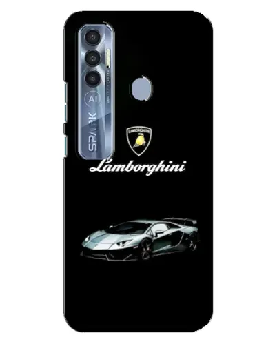 Чохол для TECNO Spark 7 Pro з картинкою «Логотип Lamborghini класика» Чохол для TECNO Spark 7 Pro з картинкою «Логотип Lamborghini класика»