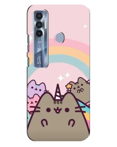 Чохол для TECNO Spark 7 Pro з картинкою «Єдиноріг Pusheen»