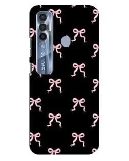 Чехол для TECNO Spark 7 Pro с картинкой «Бант-цветок»