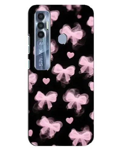 Чехол для TECNO Spark 7 Pro с картинкой «Геометрия банта»