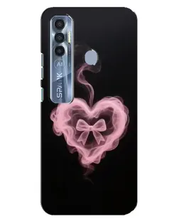 Чехол для TECNO Spark 7 Pro с картинкой «Дымчатое сердце»