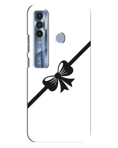 Чехол для TECNO Spark 7 Pro с картинкой «Диагональный бант»
