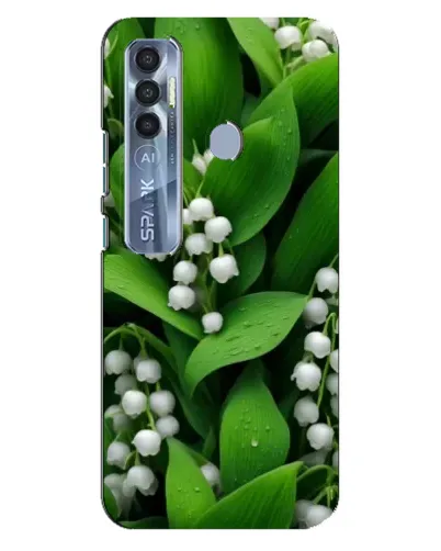 Чехол для TECNO Spark 7 Pro с картинкой «Ландыши в зелени»