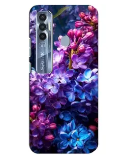 Чехол для TECNO Spark 7 Pro с картинкой «Сиреневый цвет»